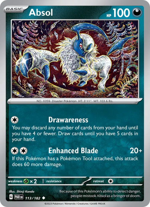 Absol #113/182 (Paradox Rift)