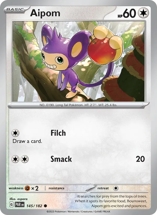 Aipom #145/182 (Paradox Rift)