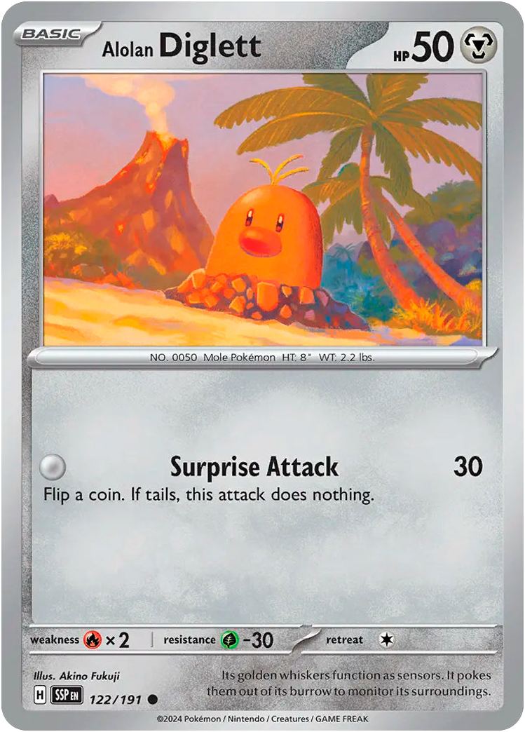 Alolan Diglett #122