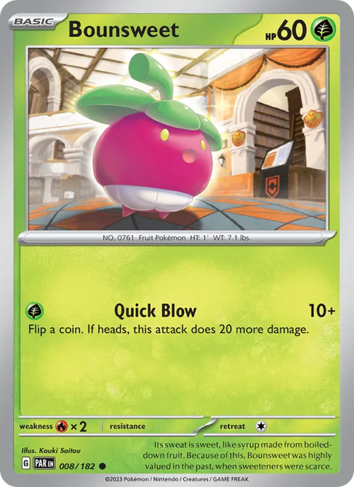 Bounsweet #008/182 (Paradox Rift)