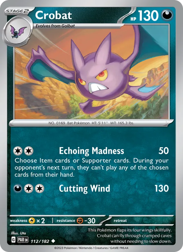 Crobat #112/182 (Paradox Rift)