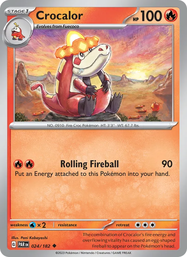 Crocalor #024/182 (Paradox Rift)