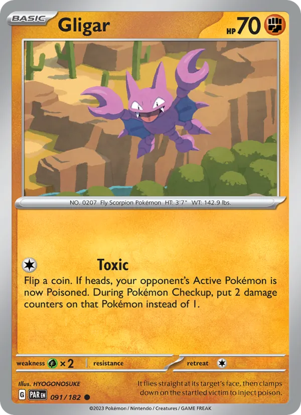 Gligar #091/182 (Paradox Rift)