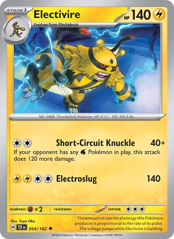 Electivire #054/162 (Temporal Forces) (EN)