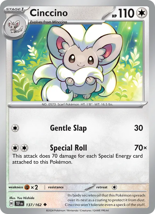 Cinccino #137/162 (Temporal Forces) (EN)