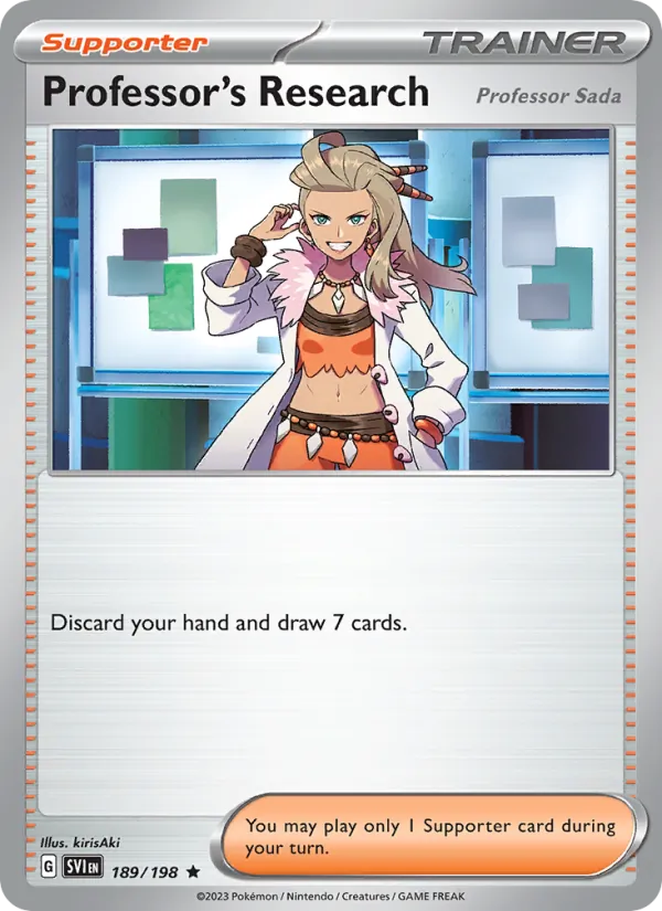 Professors Research #189/198 (Scarlet & Violet) (EN) — official scan
