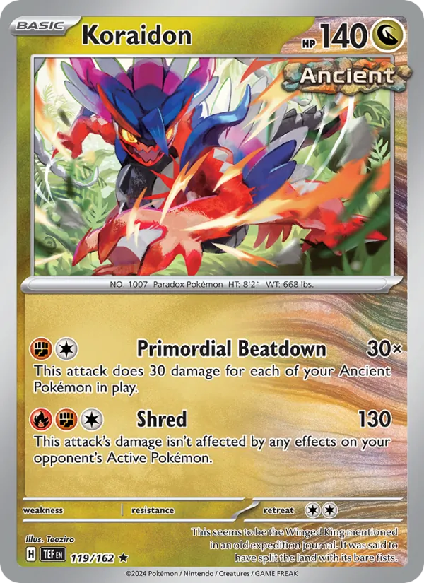 Koraidon #119/162 (Temporal Forces) (EN)