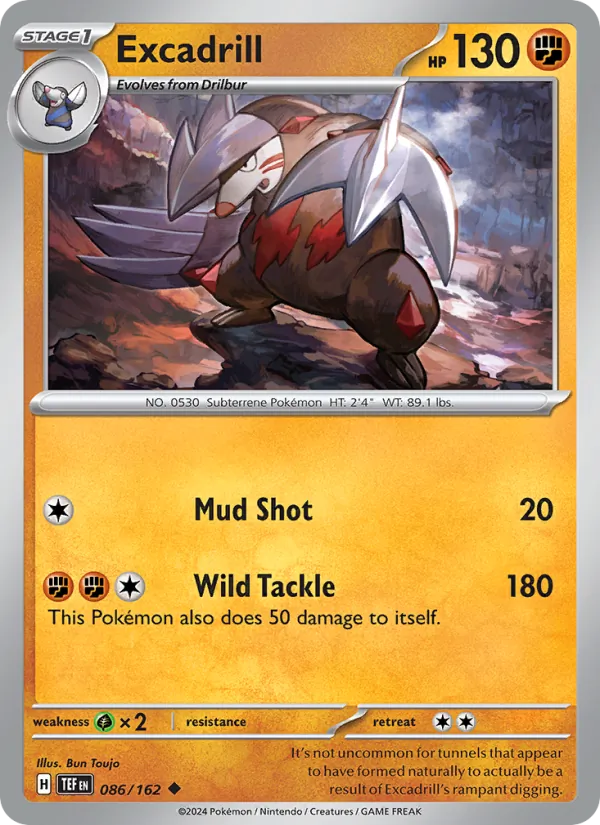 Excadrill #086/162 (Temporal Forces) (EN)