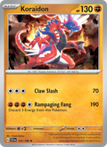 Koraidon #124/198 (Scarlet & Violet) (EN) — official scan