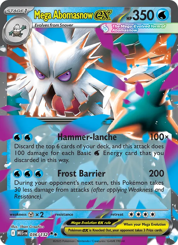 Mega Abomasnow ex #036/132 (Mega Evolution)