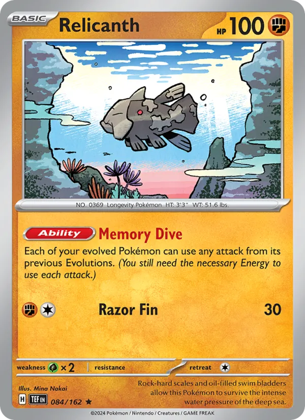 Relicanth #084/162 (Temporal Forces) (EN)