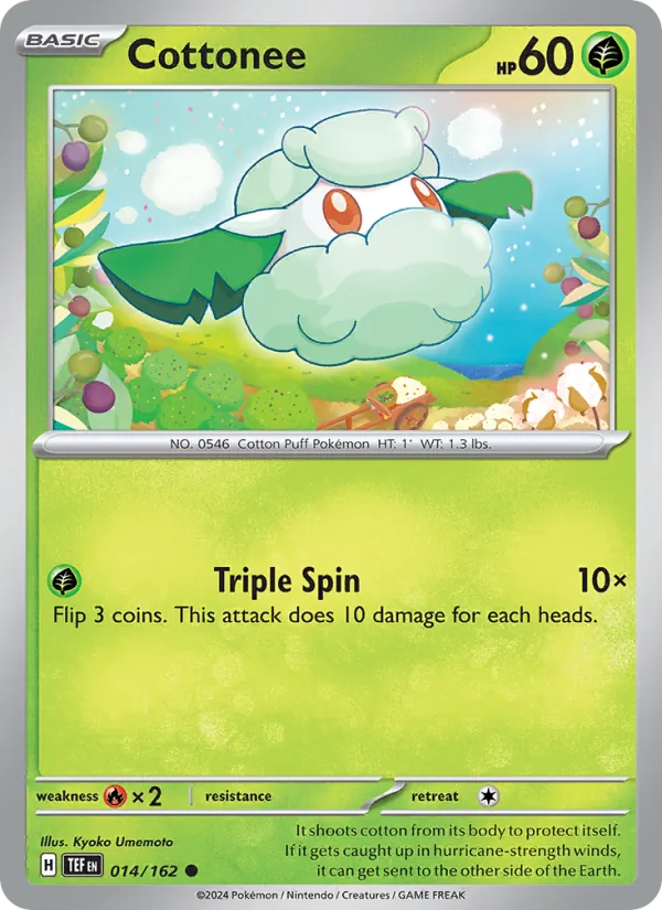Cottonee #014/162 (Temporal Forces) (EN)