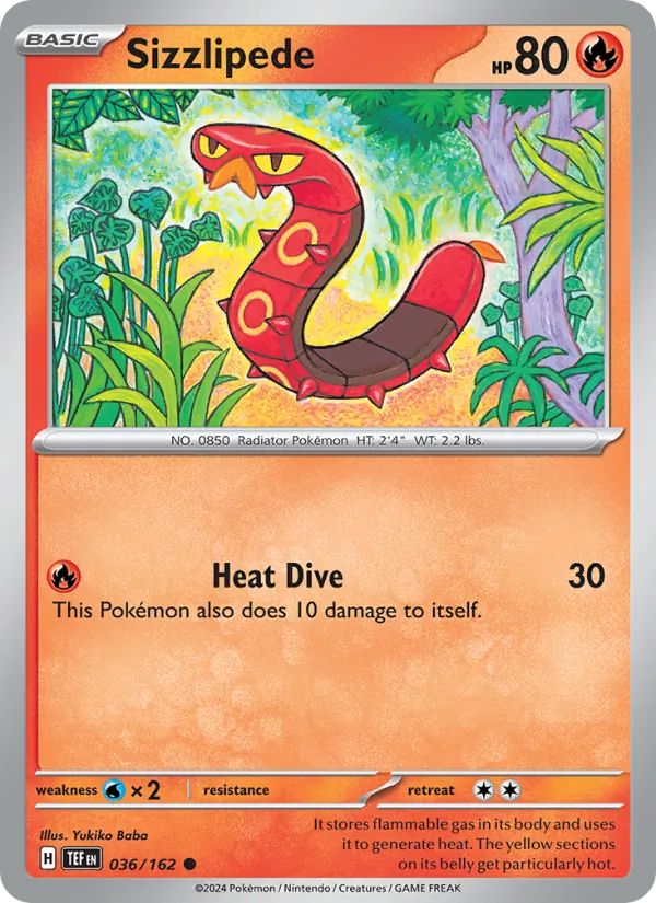 Sizzlipede #036/162 (Temporal Forces) (EN)