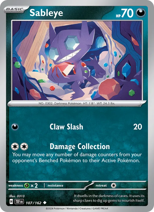 Sableye #107/162 (Temporal Forces) (EN)