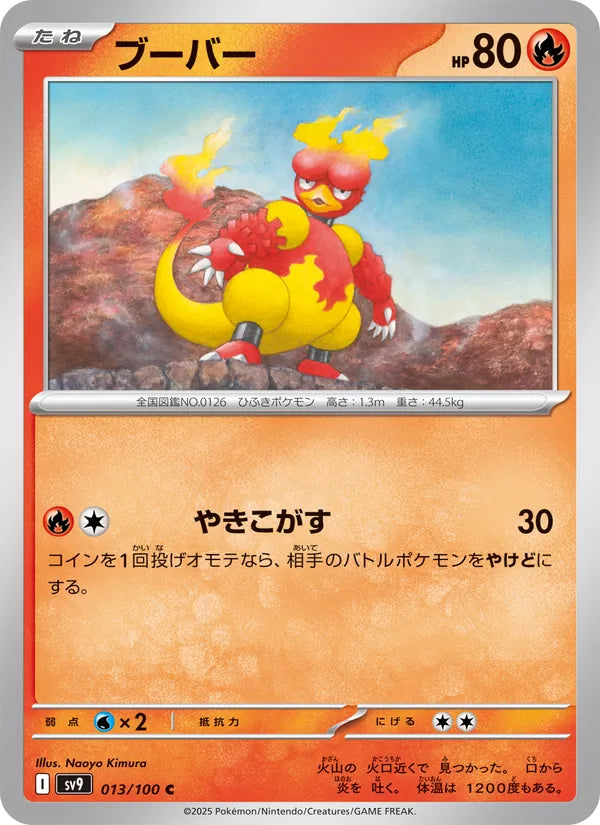 Magmar #013/100 (Battle Partners)