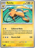 Raichu #052/162 (Temporal Forces) (EN)