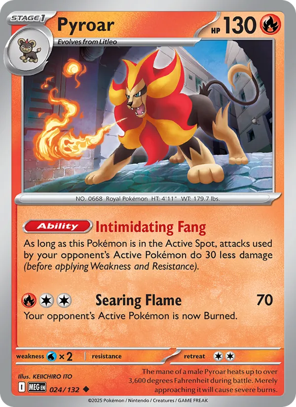 Pyroar #024/132 (Mega Evolution)