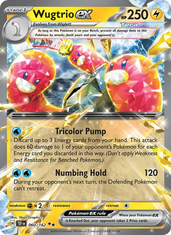 Wugtrio ex #060/162 (Temporal Forces) (EN)