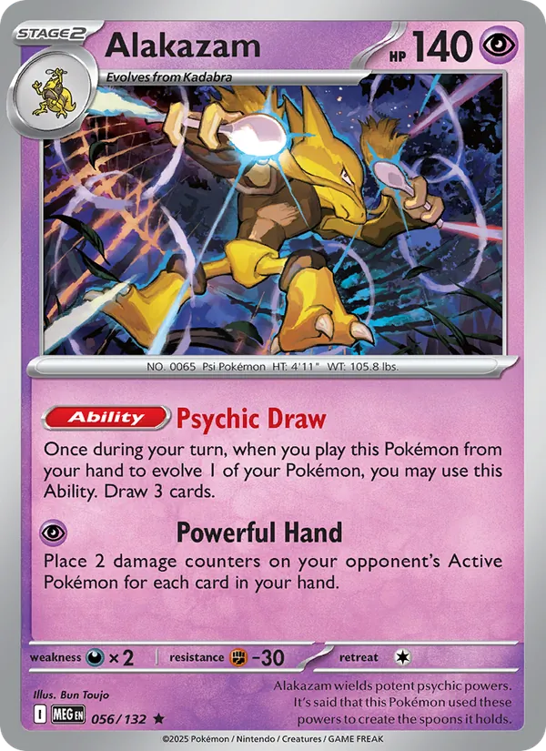Alakazam #056/132 (Mega Evolution)