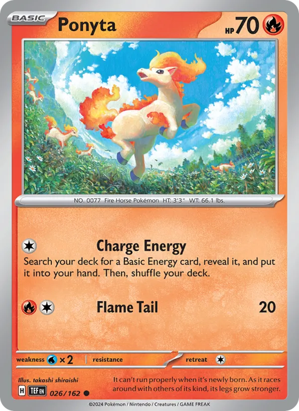 Ponyta #026/162 (Temporal Forces) (EN)