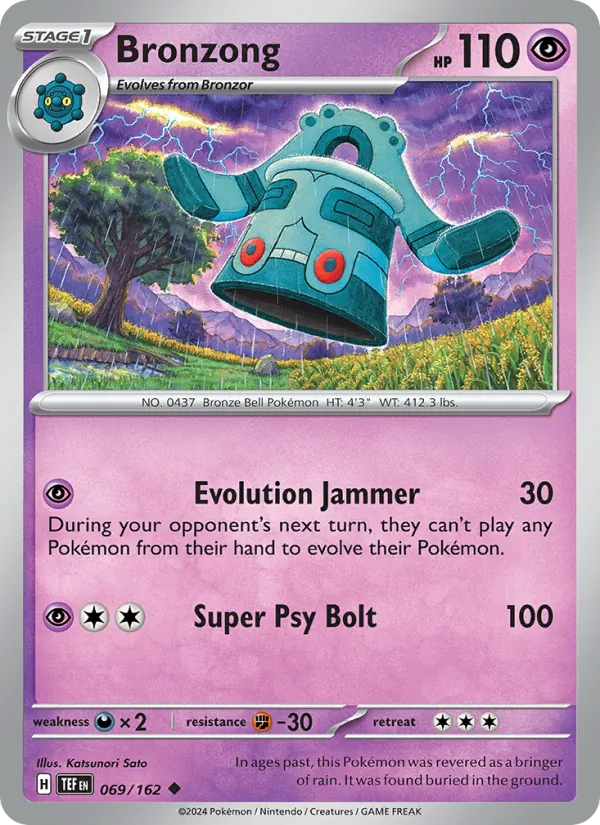 Bronzong #069/162 (Temporal Forces) (EN)