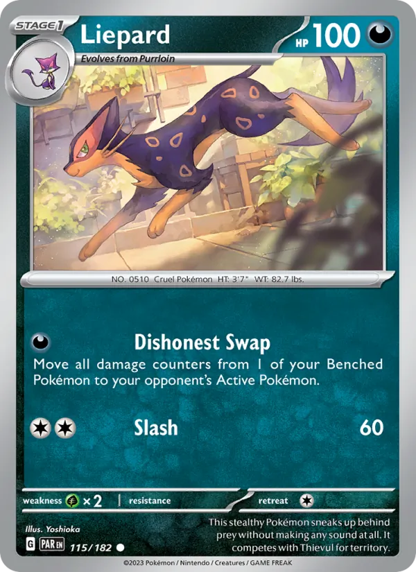Liepard #115/182 (Paradox Rift)