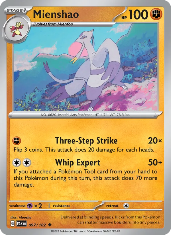 Mienshao #097/182 (Paradox Rift)