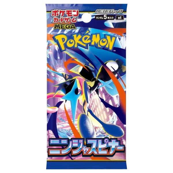 Mega Ninja Spinner (M4) japanilainen Pokémon-boosteripakkaus