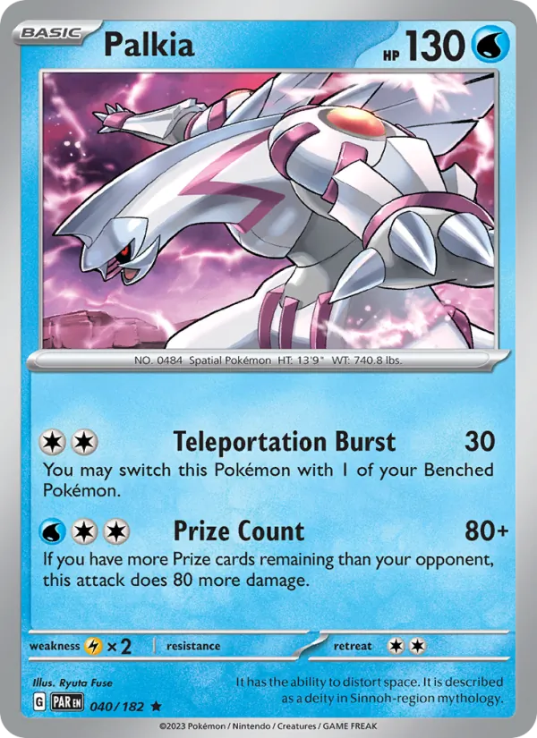 Palkia #040/182 (Paradox Rift)