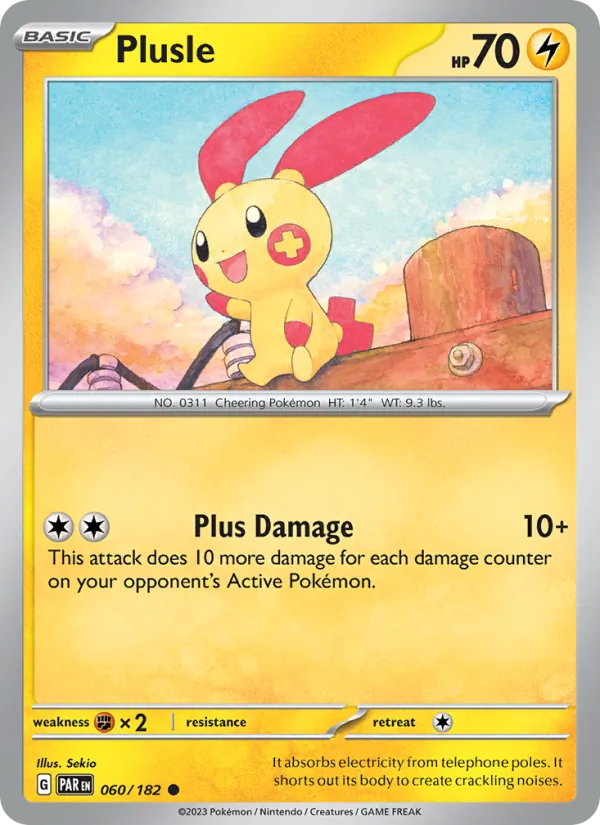 Plusle #060/182 (Paradox Rift)