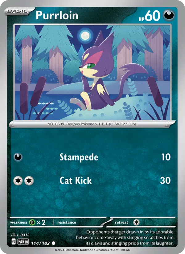 Purrloin #114/182 (Paradox Rift)