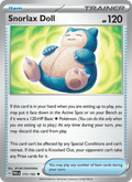 Snorlax Doll #175/182 (Paradox Rift)