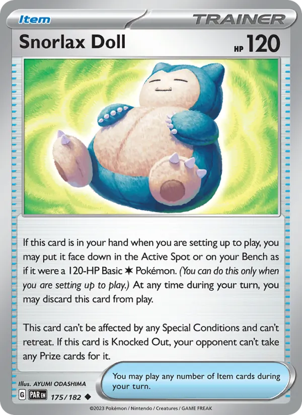 Snorlax Doll #175/182 (Paradox Rift)