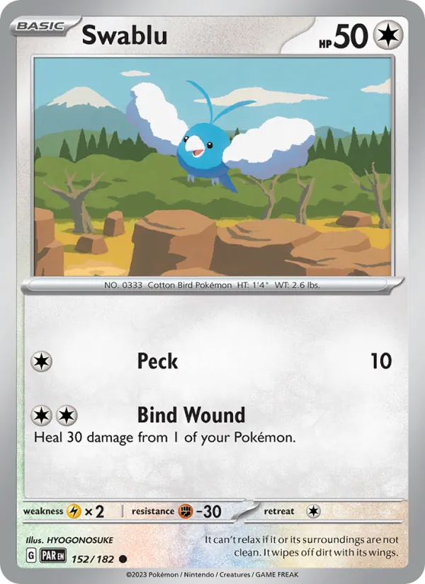 Swablu #152/182 (Paradox Rift)