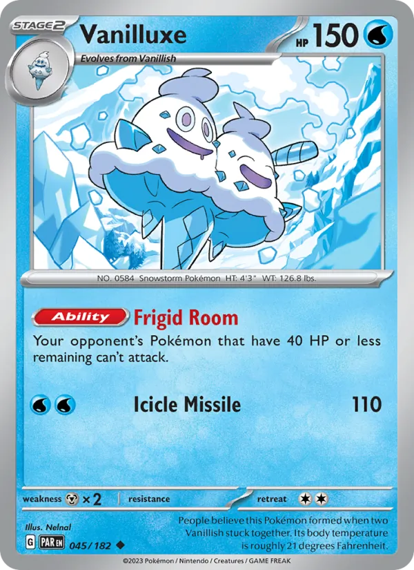 Vanilluxe #045/182 (Paradox Rift)