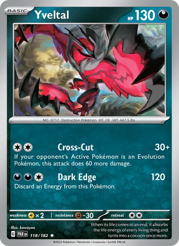 Yveltal #118/182 (Paradox Rift)