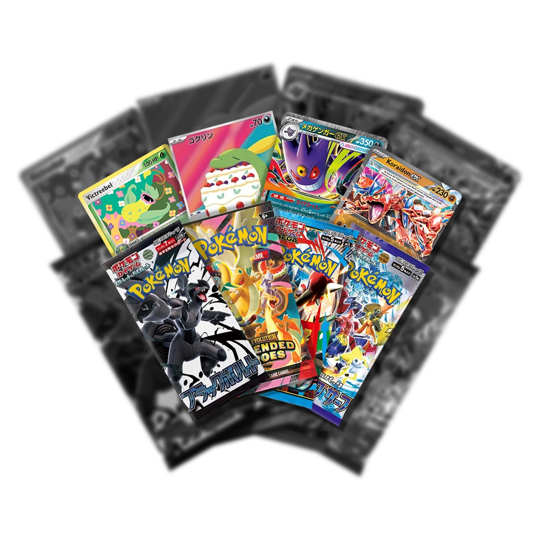 Fächer aus Pokémon-Karten